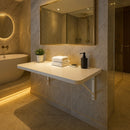 Oferta especial - Mesa Munique Liz Modelo Dobrável Retrátil de Parede, Borda Arredondada