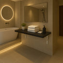 Oferta especial - Mesa Munique Liz Modelo Dobrável Retrátil de Parede, Borda Arredondada