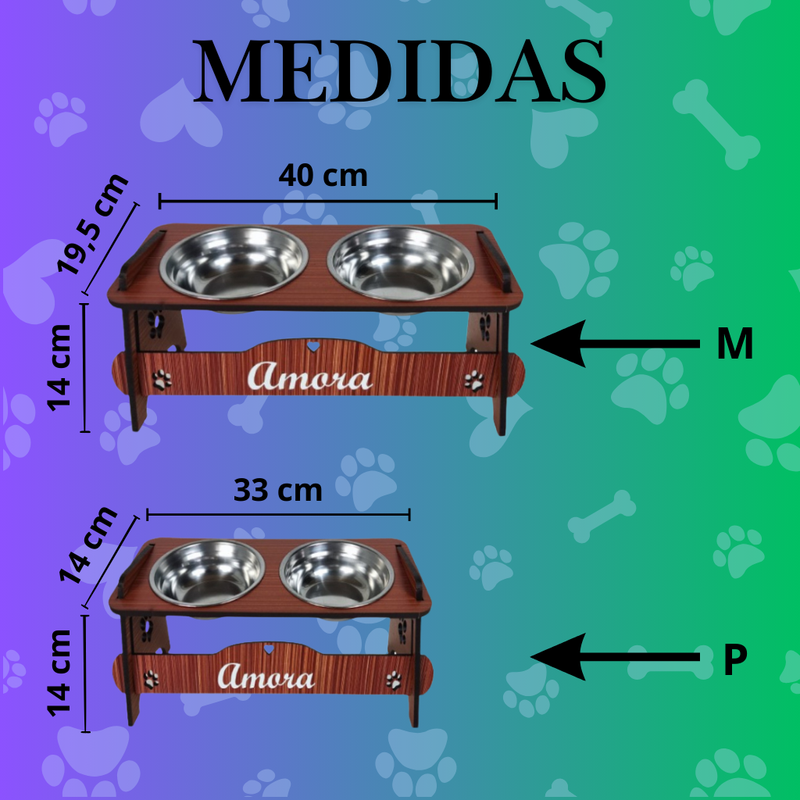 Comedouro Inteligente para Pets – Personalizável, Inclinável e com Tampas + BRINDES