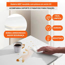 Oferta especial - Mesa Munique Liz Modelo Dobrável Retrátil de Parede, Borda Arredondada