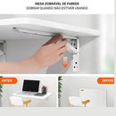 Oferta especial - Mesa Munique Liz Modelo Dobrável Retrátil de Parede, Borda Arredondada